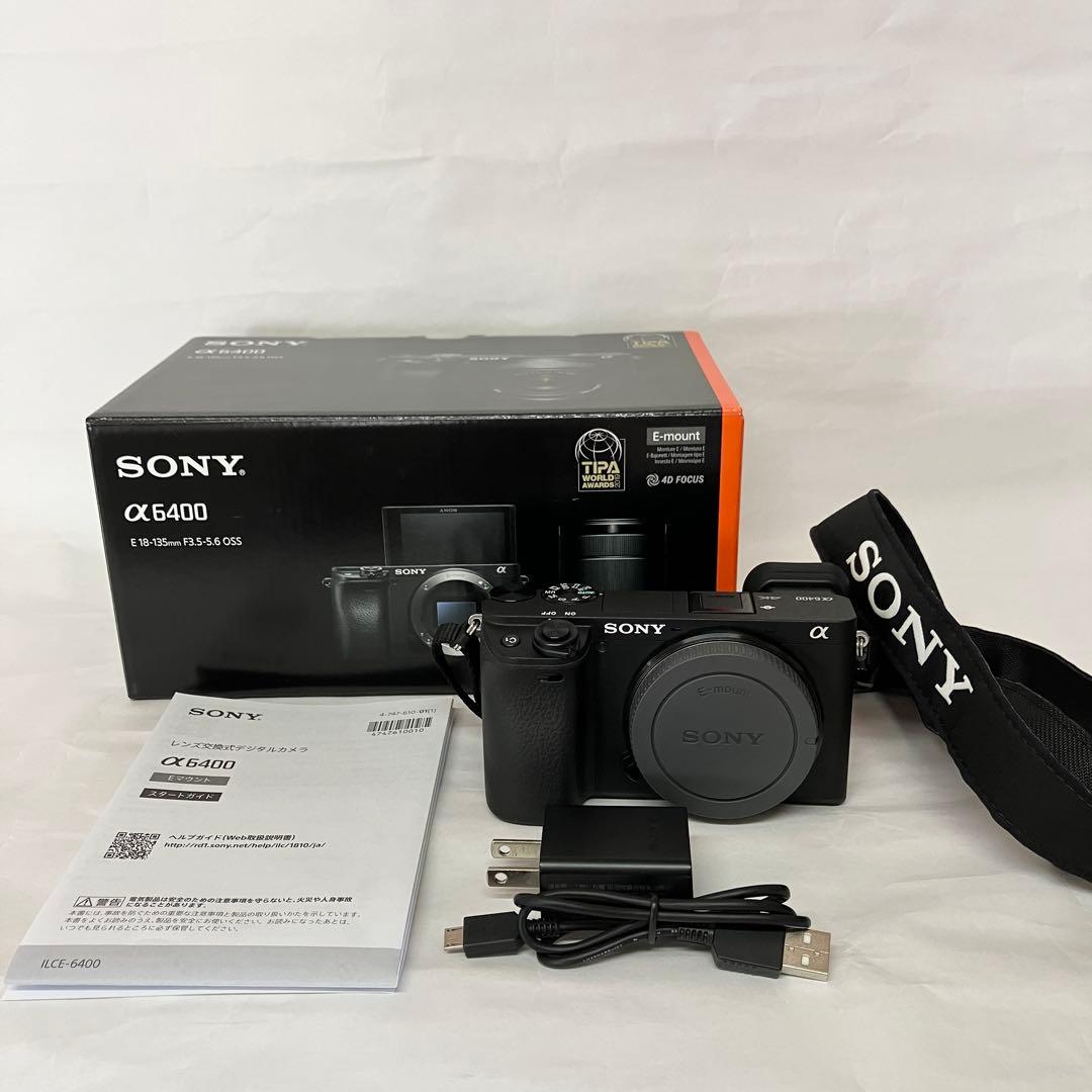 SONY α6400 ILCE-6400 ブラック ミラーレス一眼カメラ 本体