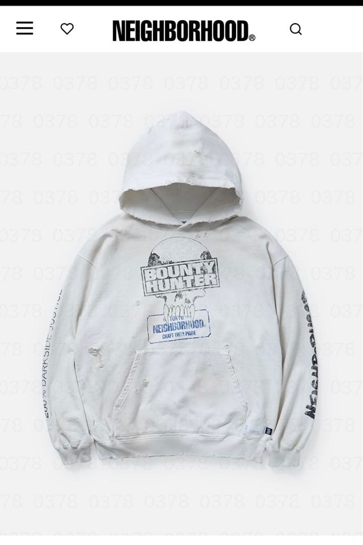 NH x Bounty Hunter コラボ パーカー XL 未使用