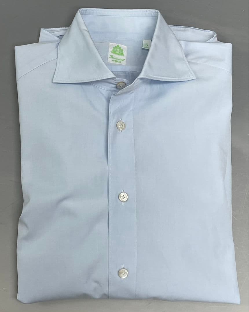 お値下げしました!フィナモレ ライトポプリンシャツ ALUMO社製 国内正規品