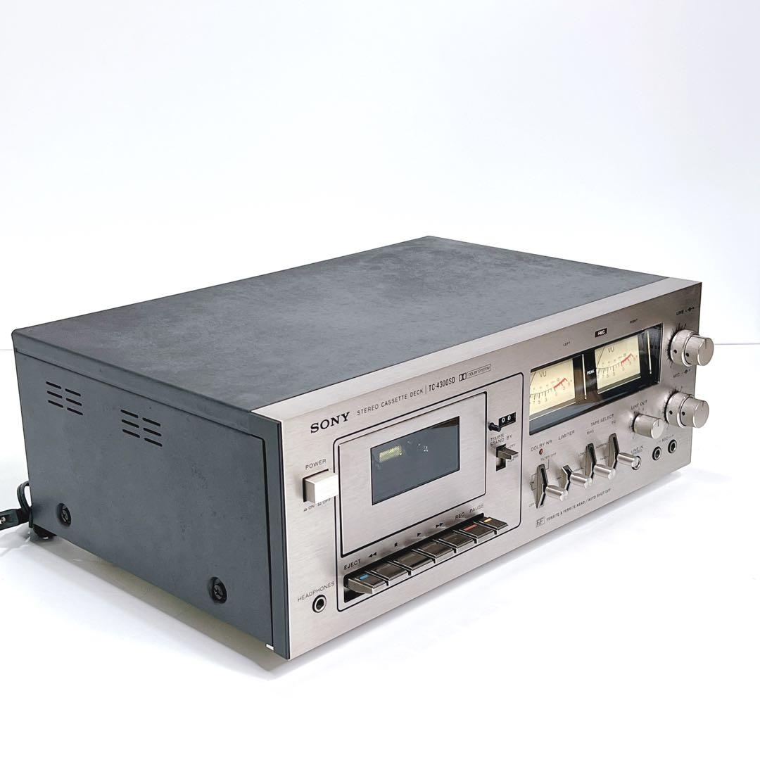 【良品・動作品】 SONY TC-4300SD カセットデッキ