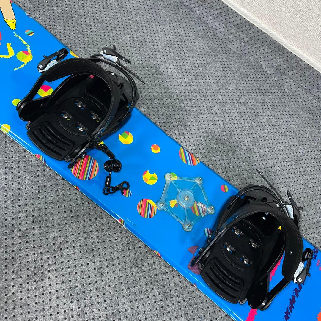 数回使用 キッズスノーボード SLQ 130cm＋バイン＋レースブーツ