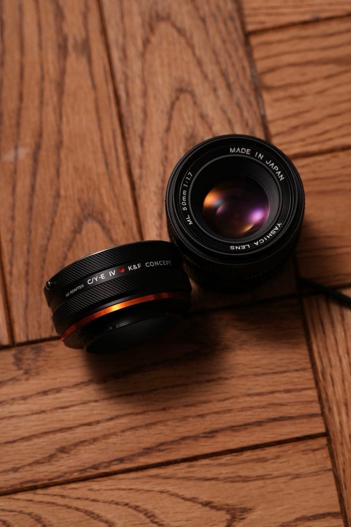 YASHICA ML 50mm F1.7 オールドレンズ