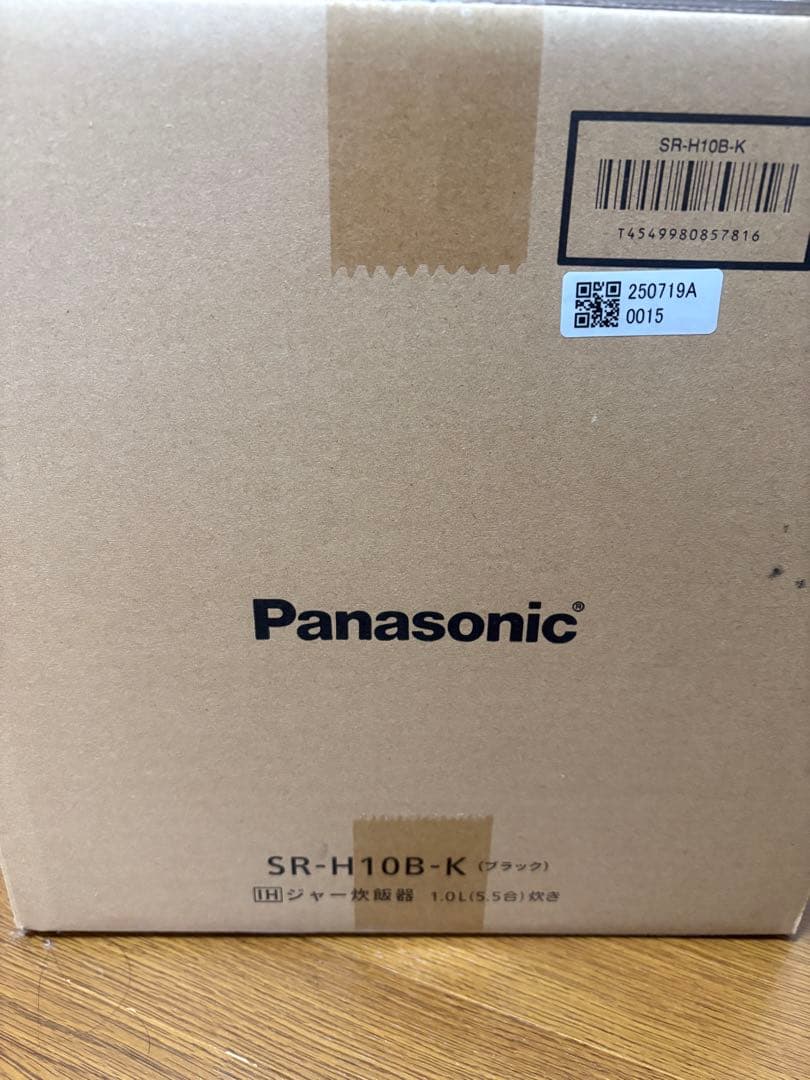 N！　Panasonic IHジャー炊飯器 SR-H10B-K