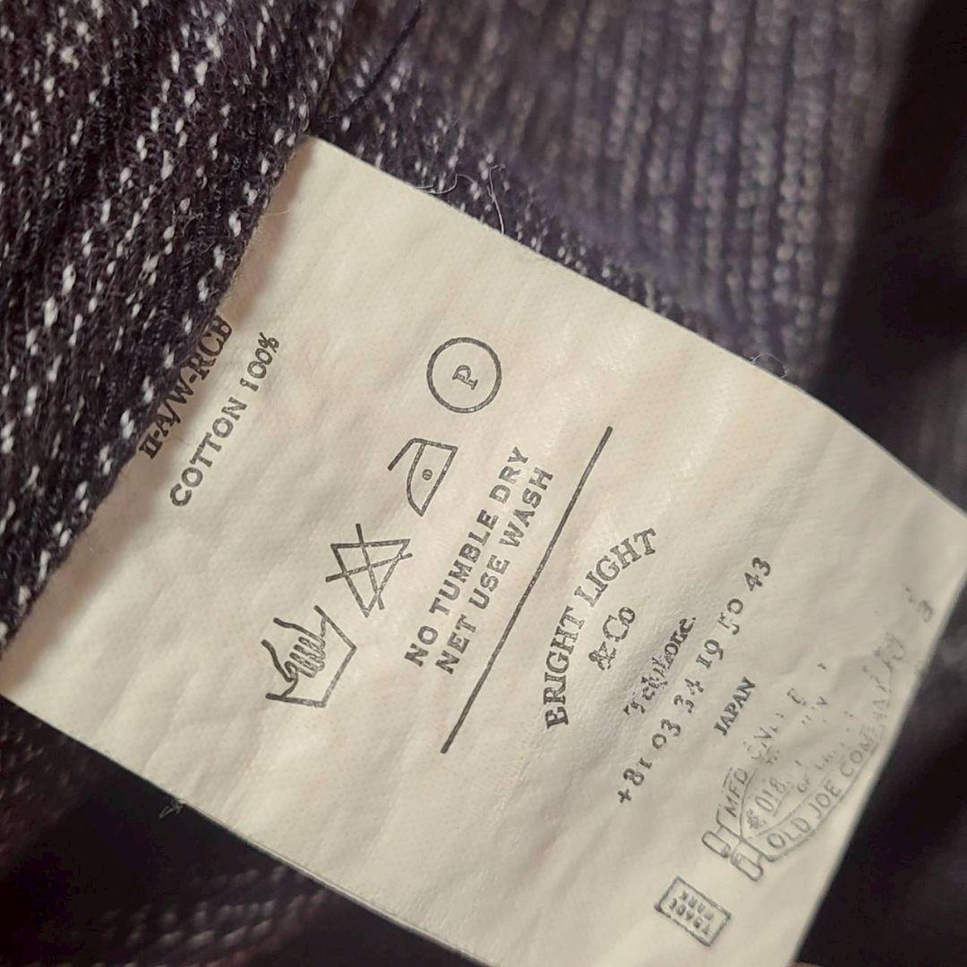 オールドジョー 長袖 シャツ ビーチクロス ゴマ塩 ワークシャツ 38