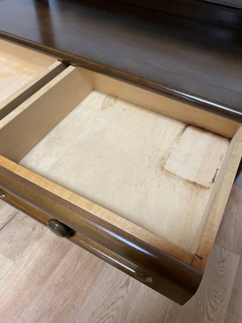 【カリモク】電話台　キャビネット　棚