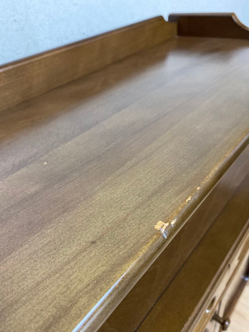 【カリモク】電話台　キャビネット　棚