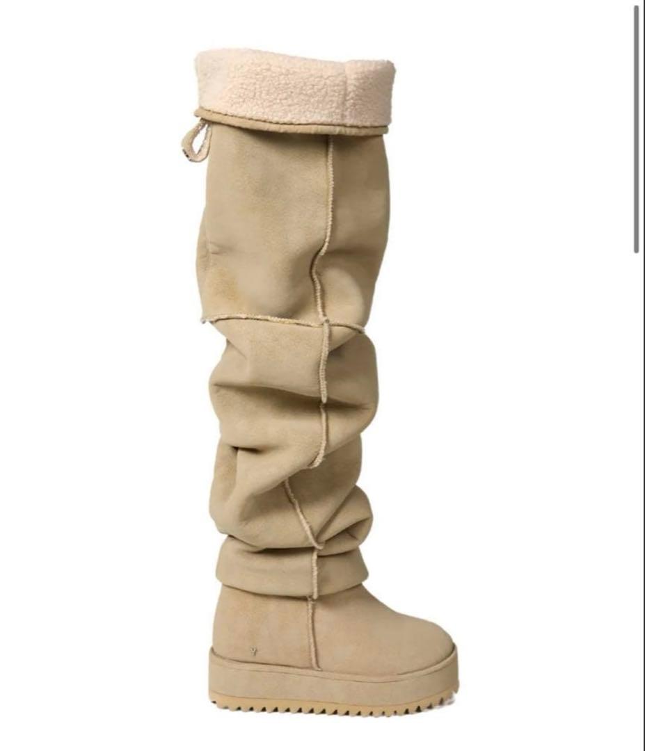 【最終値下げ】YELLO MAGNOLIA LONG BOOTS ベージュ