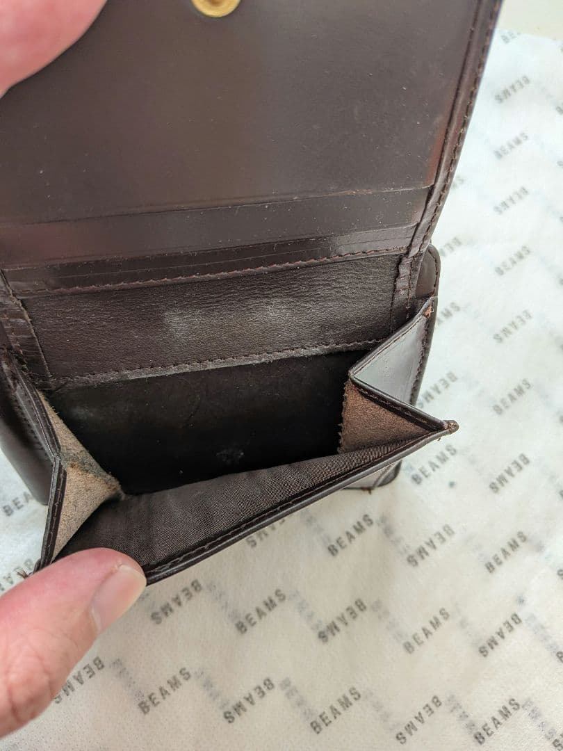 【専用ワックス付】GLEN　マネークリップ　小銭入れ付