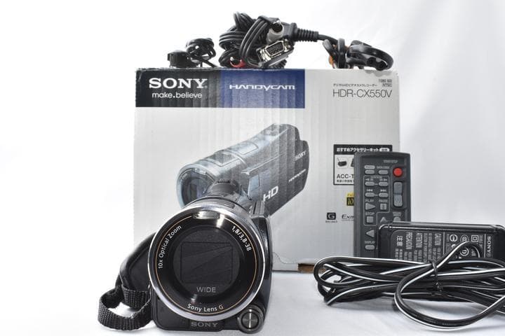 ソニー SONY HDR-CX550V ブラック ビデオカメラ
