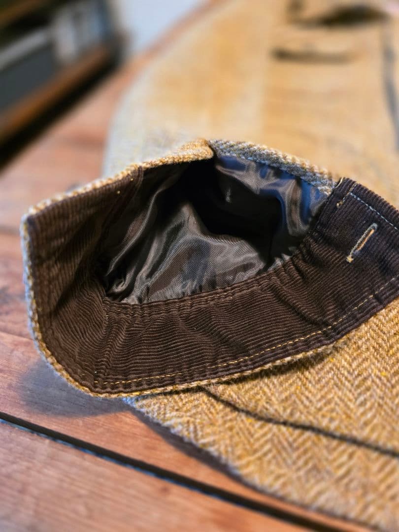 レアHARRIS TWEED ヘリンボーン柄ハリスツイード