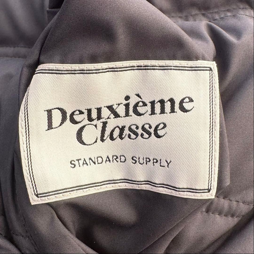 ドゥーズィエムクラス リバーシブルダウンジャケット 2way ラクーンファー 黒