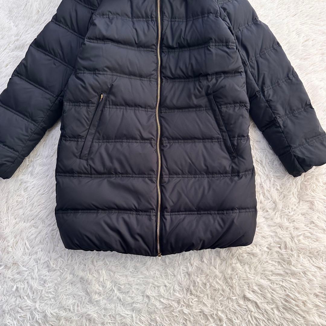 ドゥーズィエムクラス リバーシブルダウンジャケット 2way ラクーンファー 黒