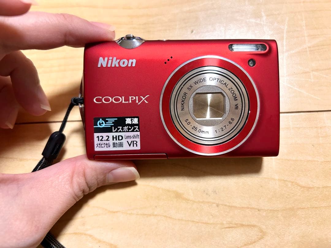 Nikon COOLPIX S5100 レッド 12.2MP【良品】