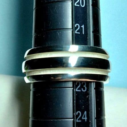 ティファニーグルーブドリング 22.5号　新品仕上げ　無傷未使用に近い