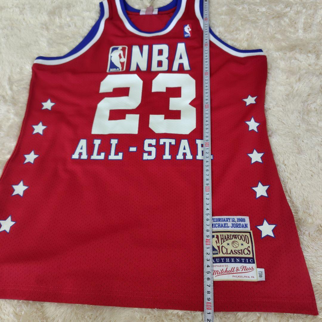ミッチェルアンドネス　1989オールスター　マイケルジョーダン レッド23