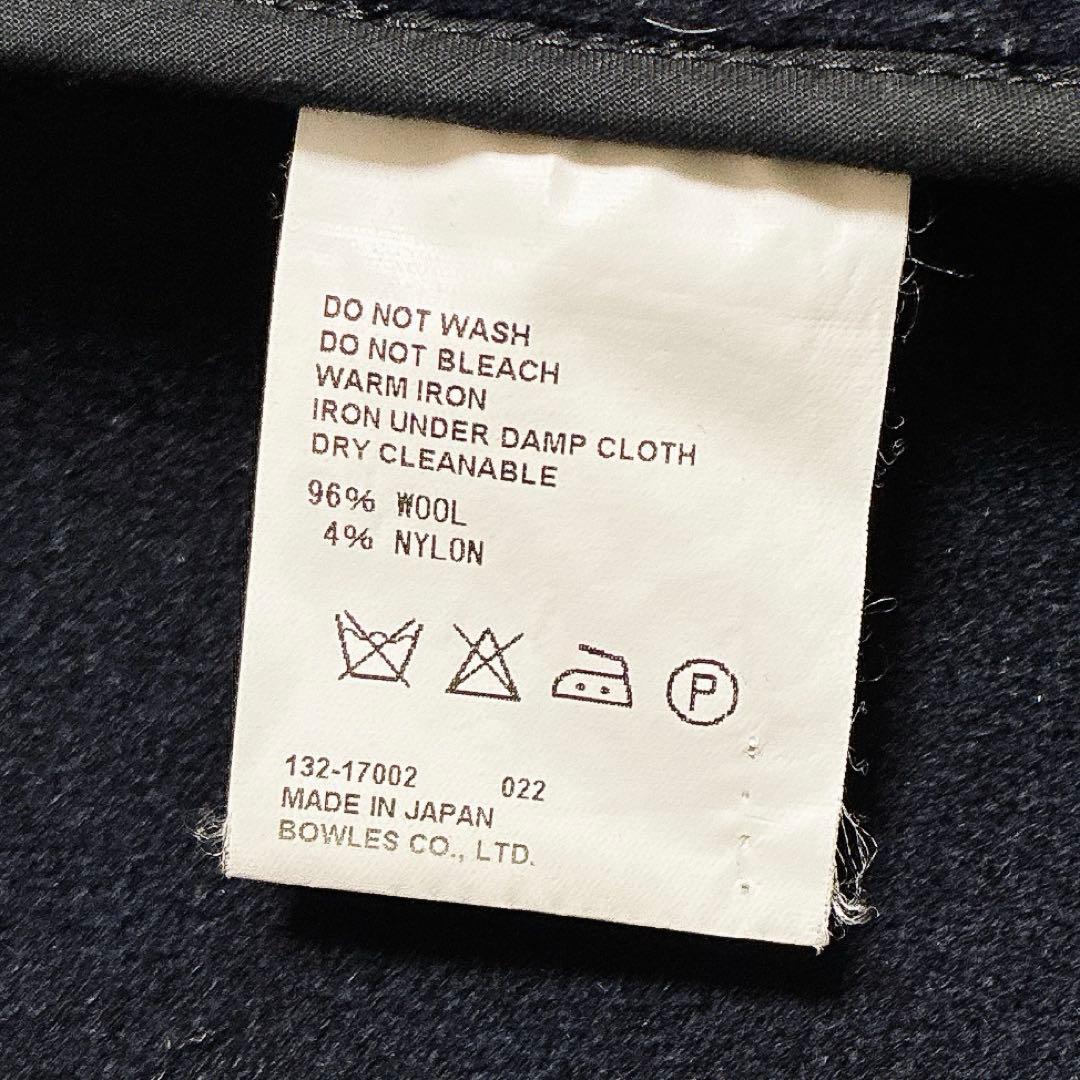 美品 HYKE ハイク　ダッフルコート ネイビー ウール　サイズ2 日本製