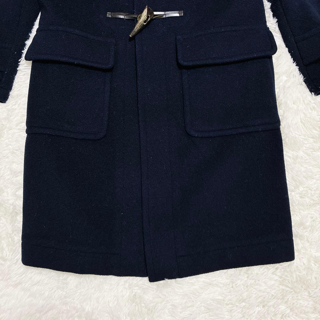 美品 HYKE ハイク　ダッフルコート ネイビー ウール　サイズ2 日本製