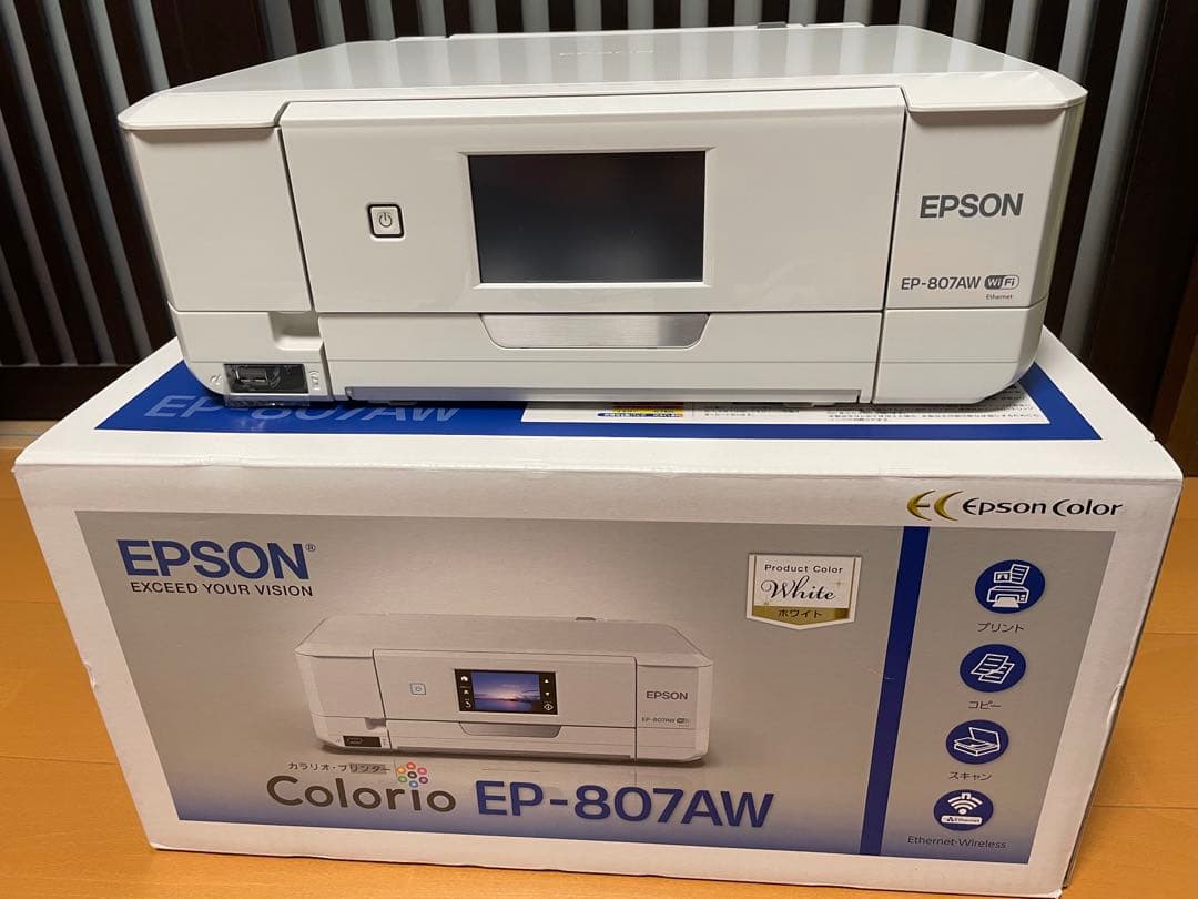 【ジャンク品】EPSON EP-807AW インクジェットプリンター