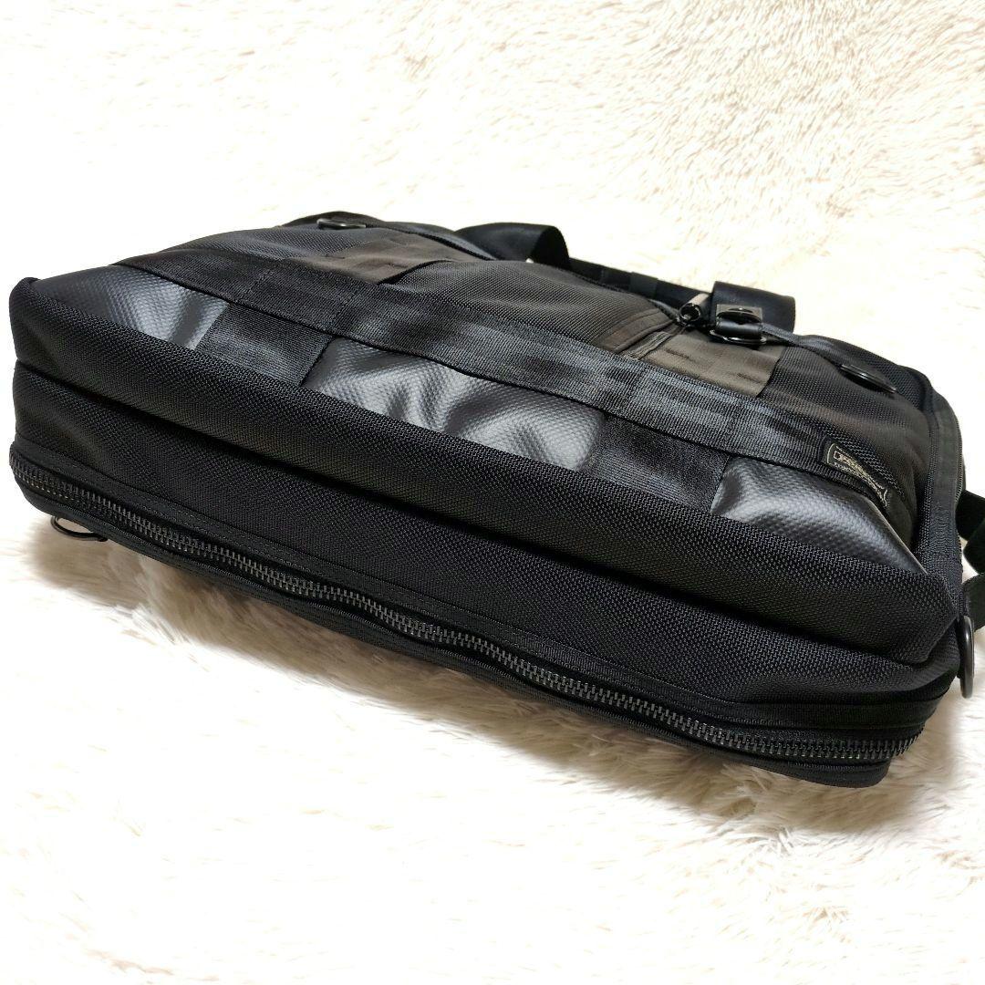 美品】PORTER　ヒート　3WAY　ブリーフケース　2層　マグライト付　現行品
