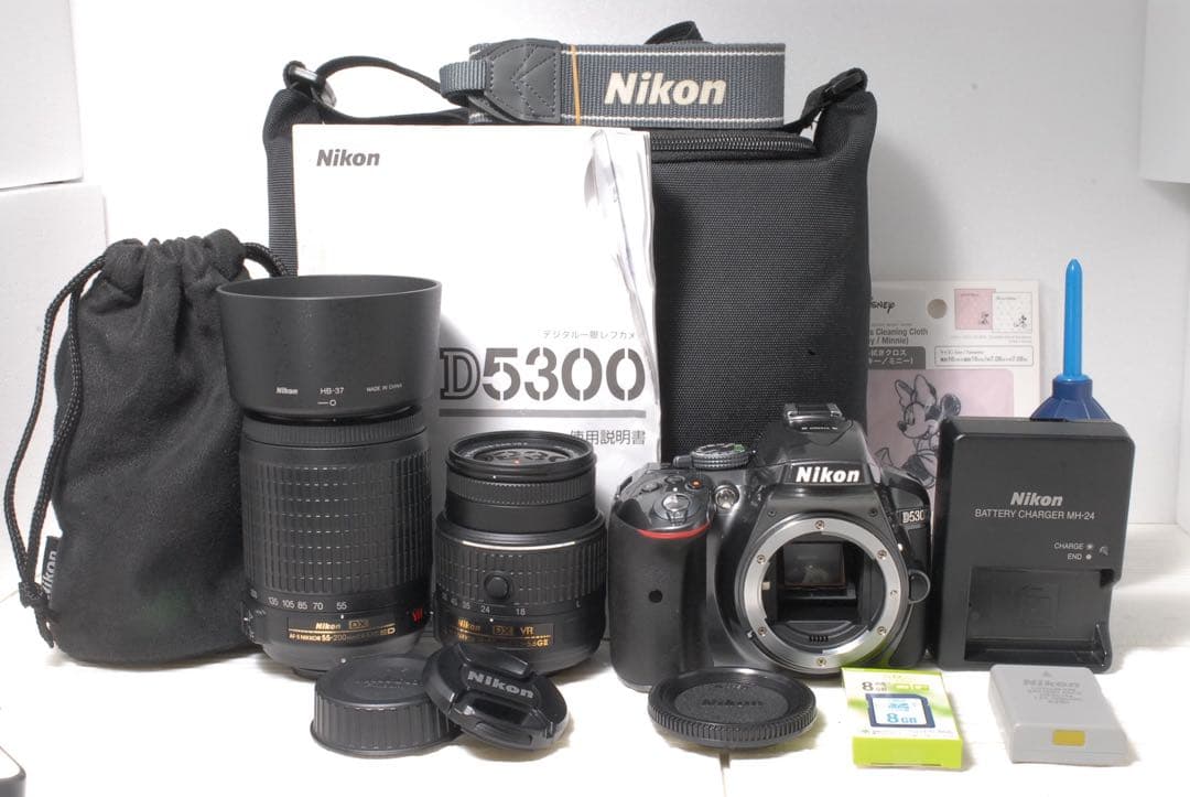 美品✨ Nikon D5300 ショット数994回 Wi-Fi搭載 グレー
