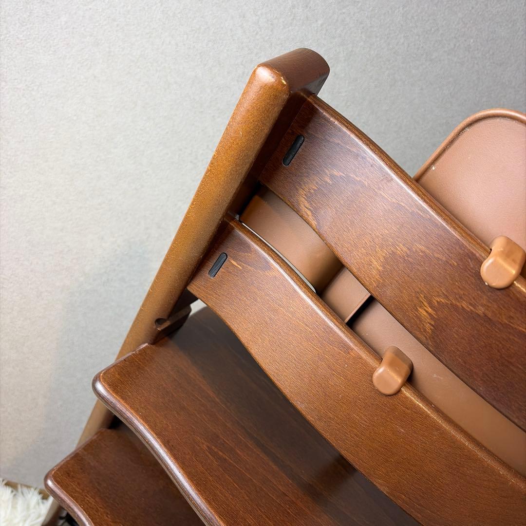美品　ストッケトリップトラップ　ベビーセット　ブラウン　NO3