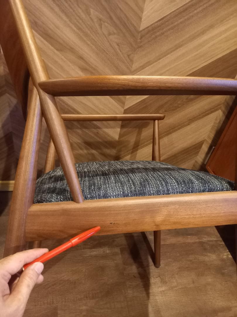 柏木工 マイスター アームチェア ウォールナット