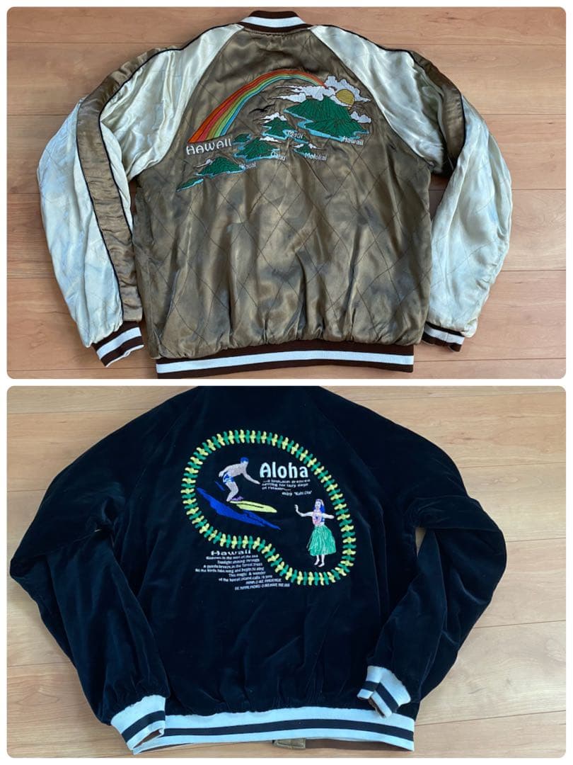 BGCO HAWAII ハワイ　スカジャン　リバーシブル　Ｍサイズ