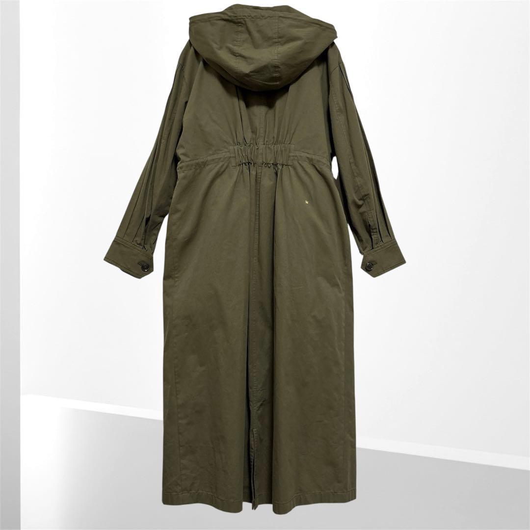 極美品✨ミューベル 【定価5.8万】モッズコート ロング 2WAY カーキ 36