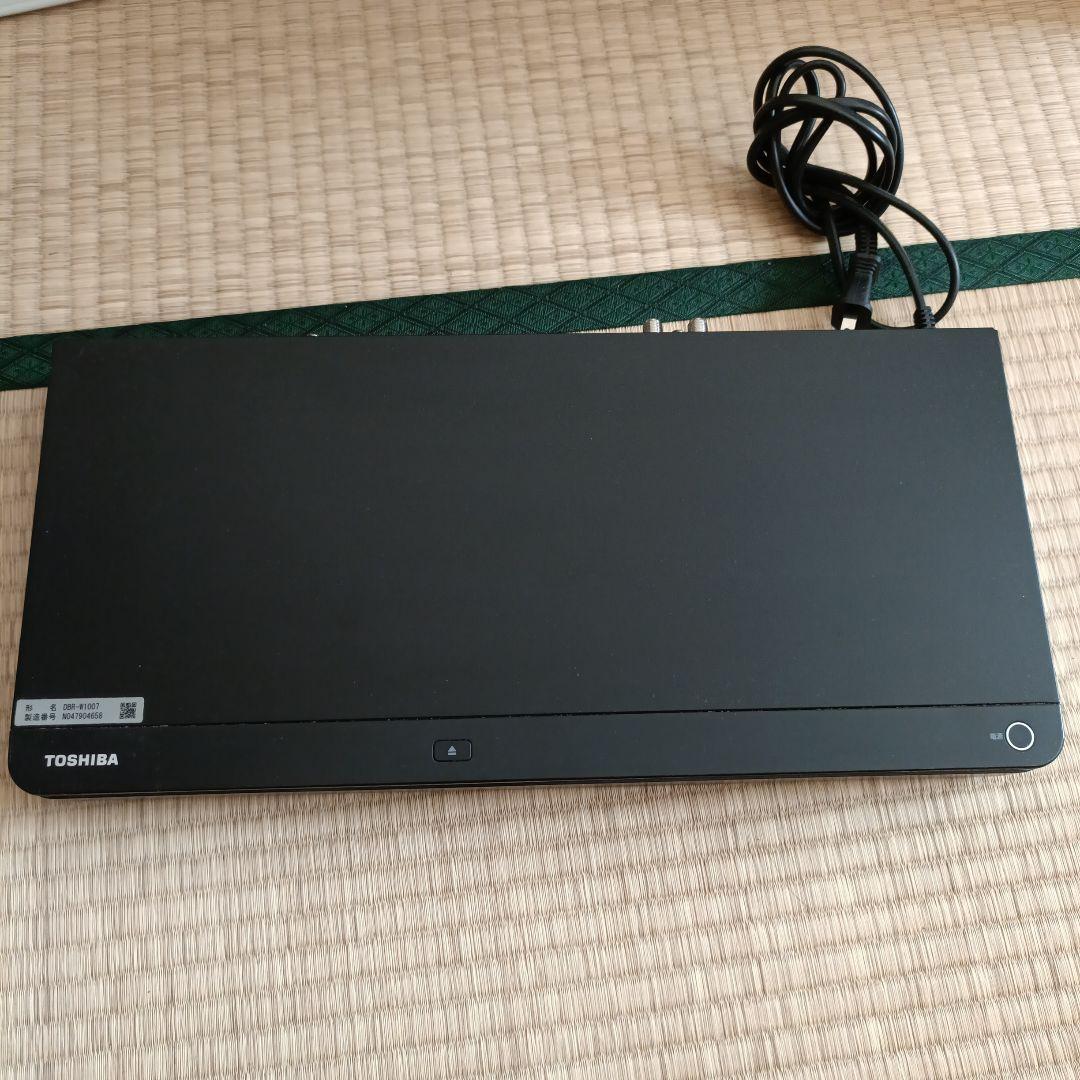 TOSHIBA DBR-W1007 ブルーレイレコーダー　中古