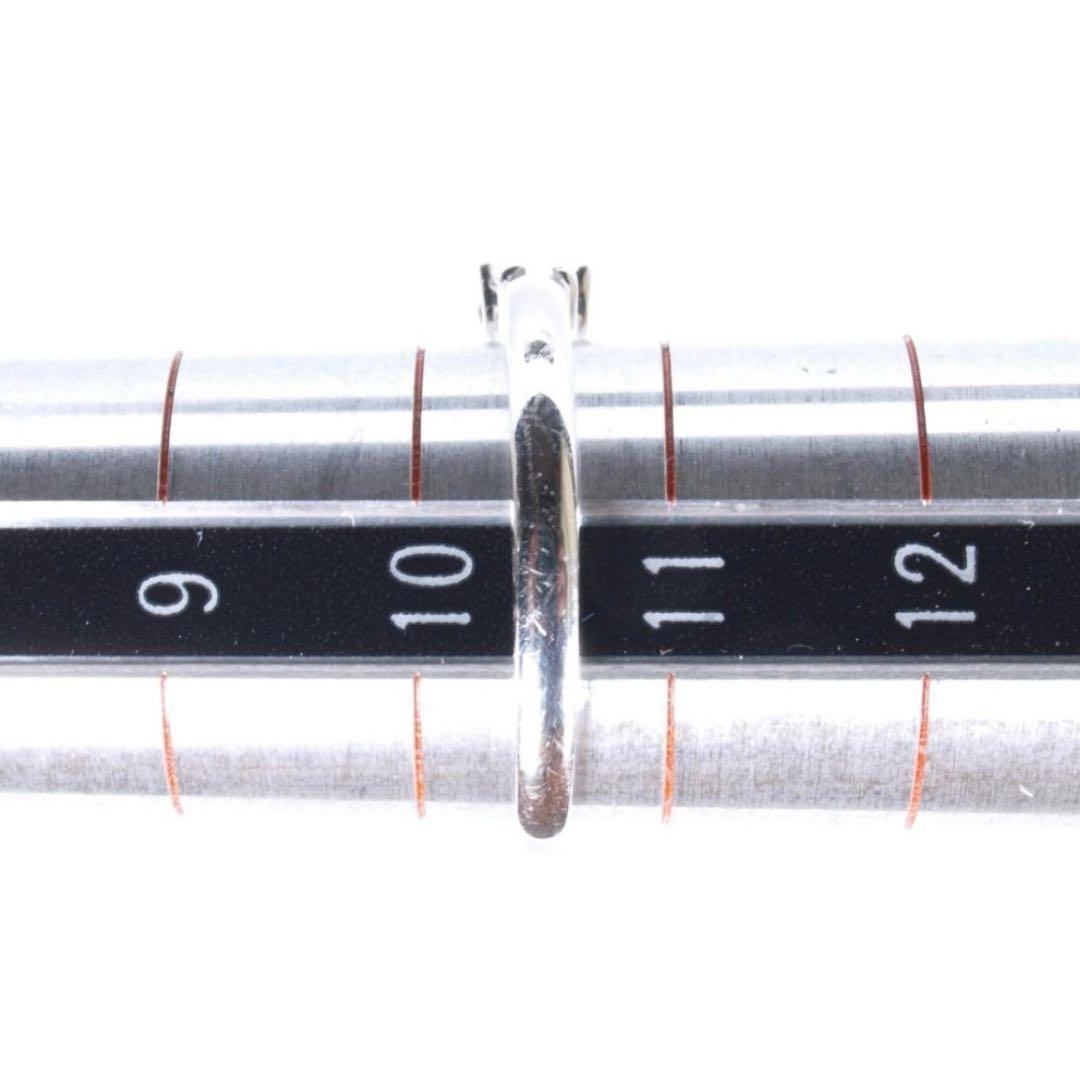ジュエリーマキ Pt850 3.22g ダイヤ 0.26ct リング 10.5号