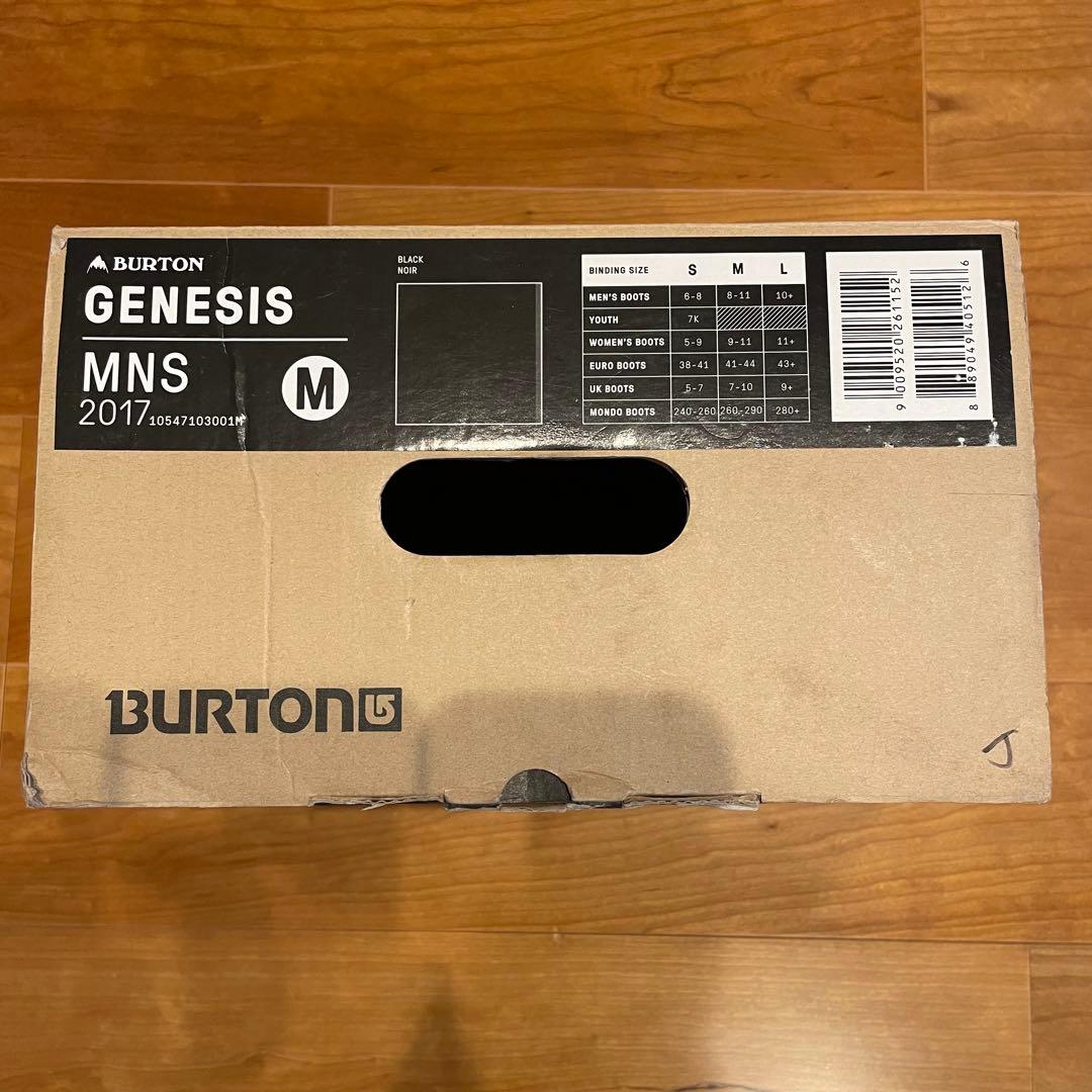 【値下げ】 '17 BURTON GENESIS (M) ブラック ダブルテイク