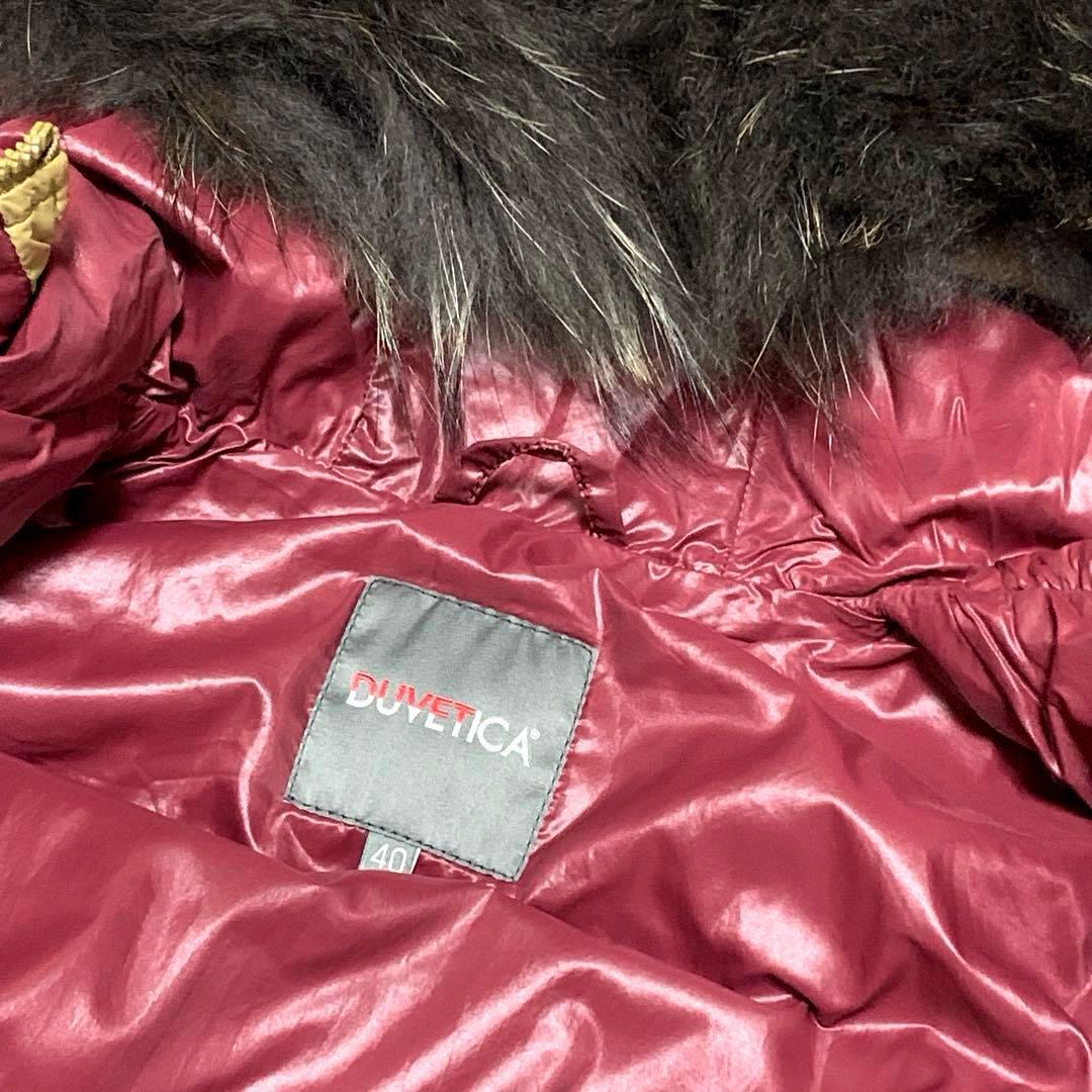 ★未使用級　デュベティカ　ダウンコート❤︎カッパ　2way ❤︎ラクーンファー　ML