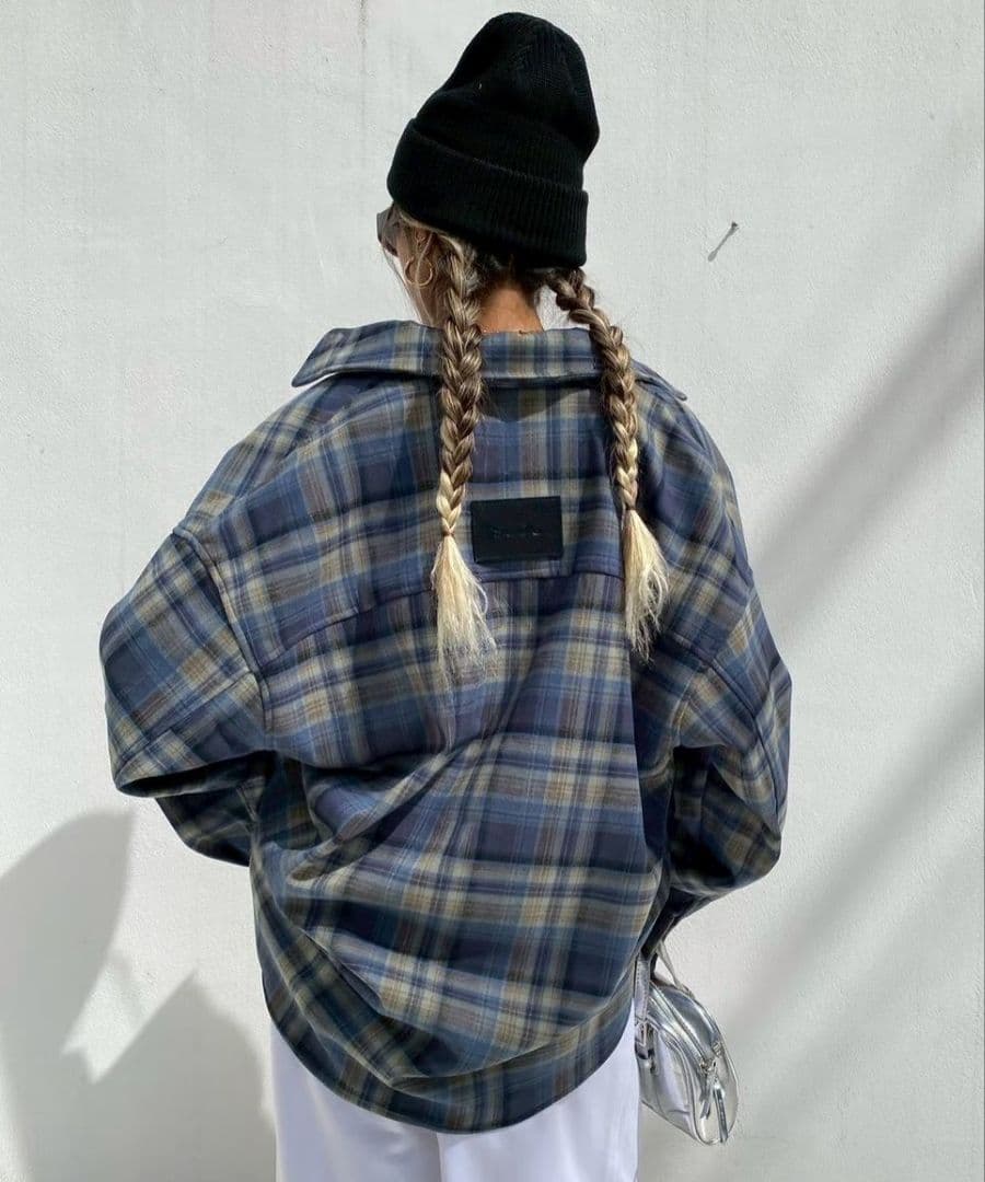 sudo　スード　裏起毛　チェックシャツJK