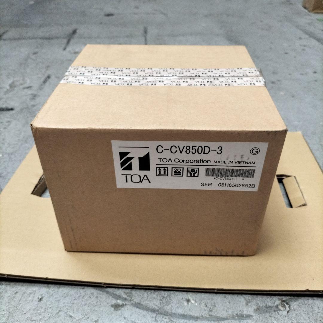 未使用　ＴＯＡ 屋外ドーム型デイナイトカメラ Ｃ-ＣＶ８５０Ｄ-３