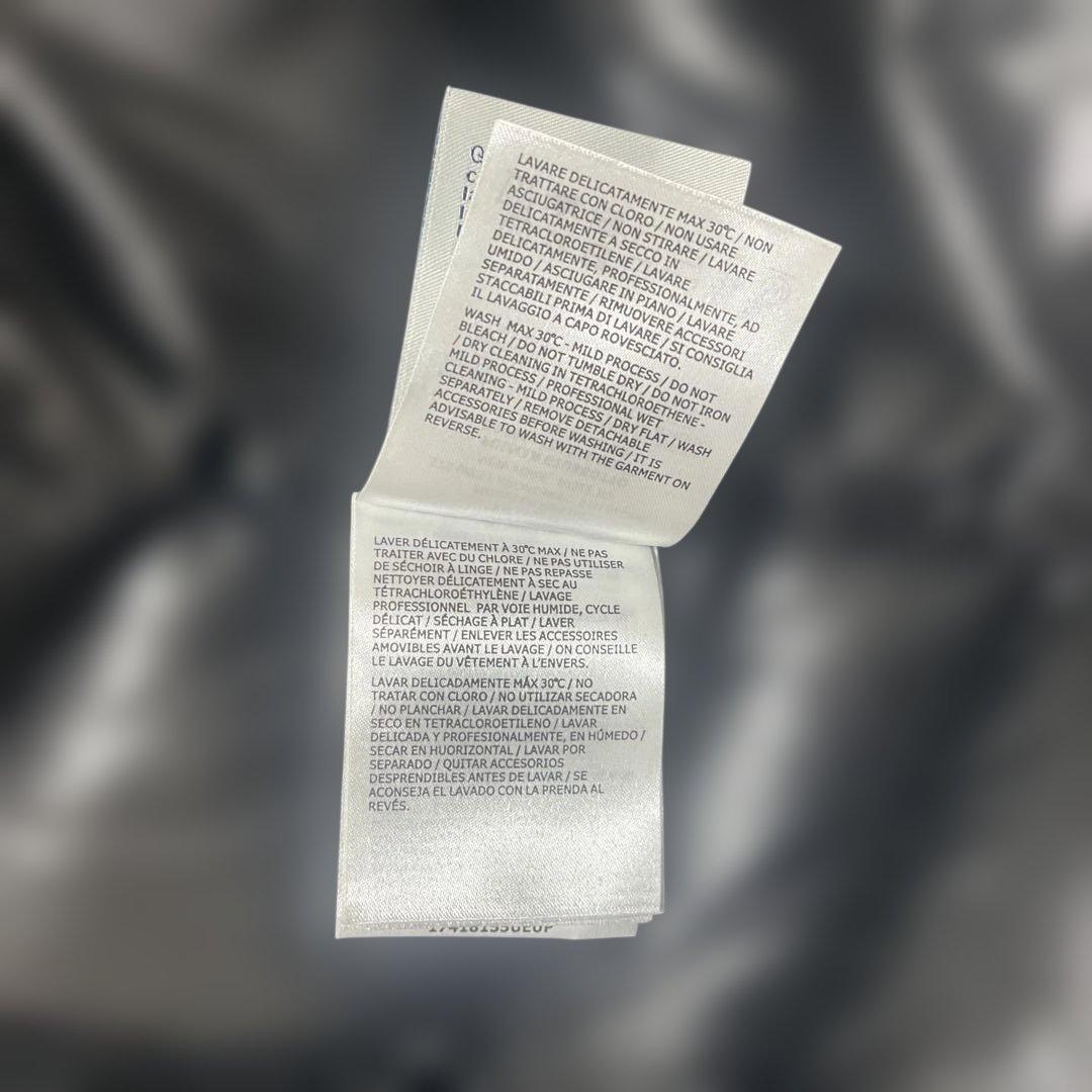 美品MONCLER ブラック ロングダウンジャケット01番