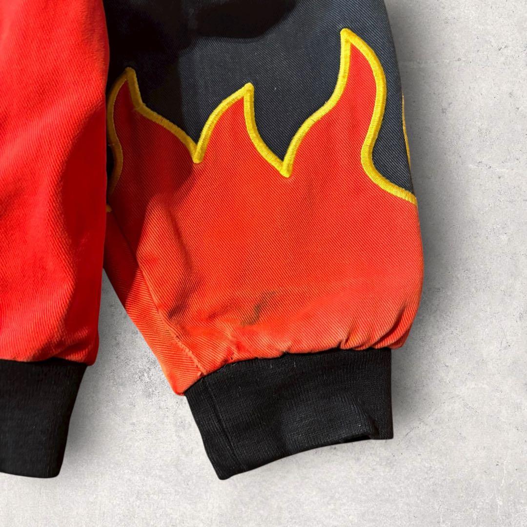 【DU PONT】レーシングジャケット　企業ロゴ　刺繍デザイン　2XL 古着 e