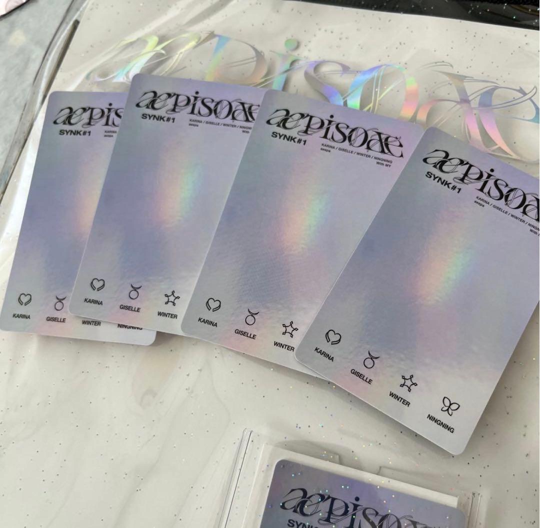 aespa aepisode SYNK#1 CD トレカ 特典付き 公式