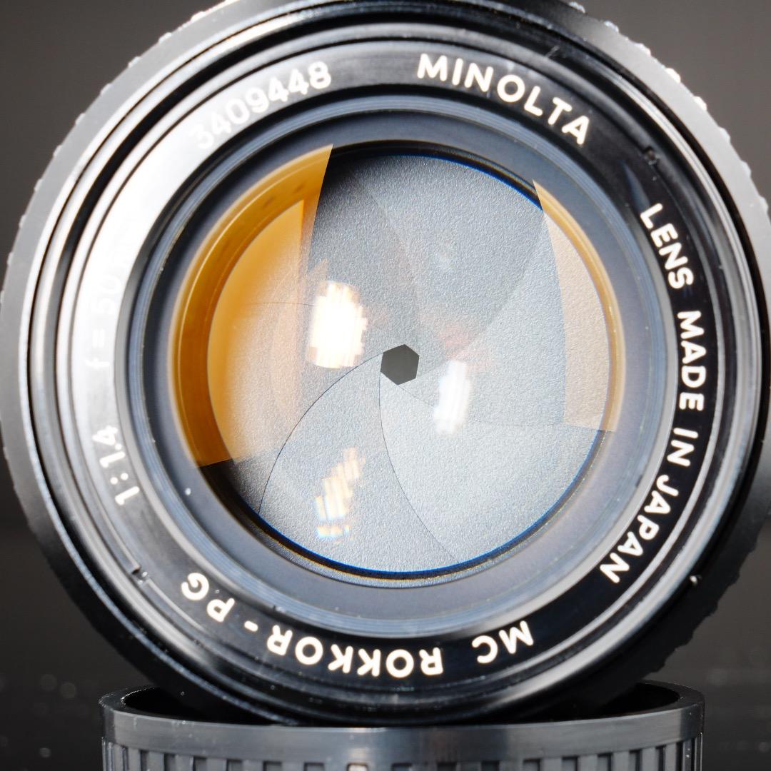 アダプターつきミノルタ MC-ROKKOR PG 50mm F1.4 448