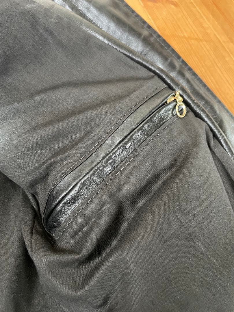 VANSON ENF シングルライダースレザージャケット32 USA製 バンソン