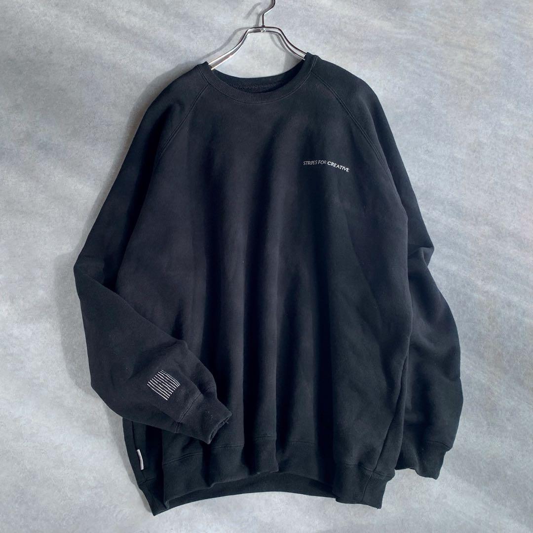 SFC STRIPES FOR CREATIVE スウェットBLACK L