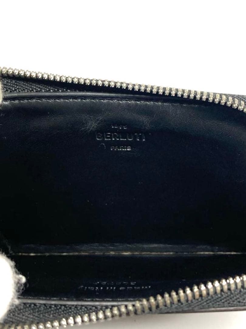 美品　ベルルッティ　スクリット　カリグラフィ　レザー　ケース　カードケース