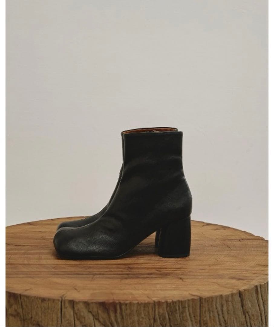 TODAYFUL Square Short Boots 黒　37(23.5)
