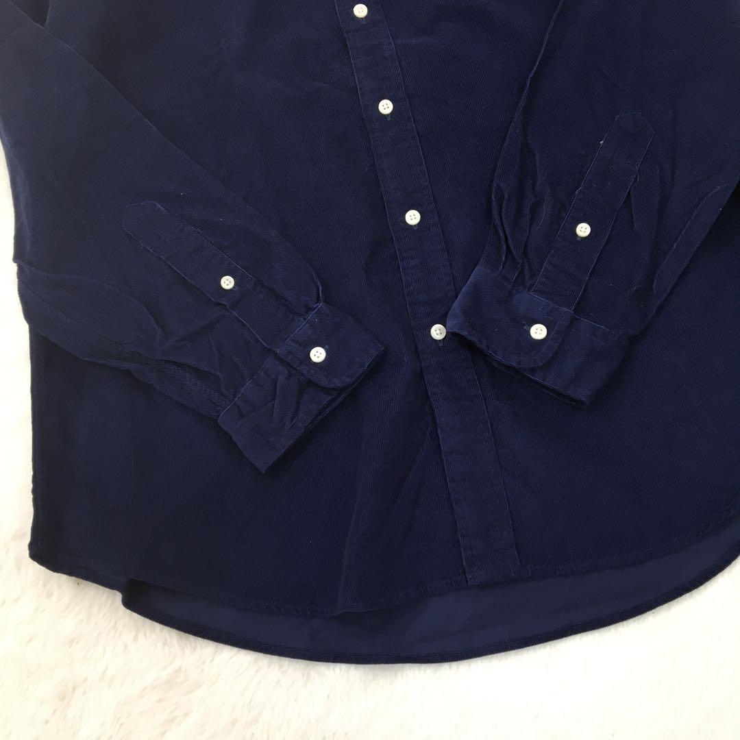 ポロラルフローレン 長袖シャツ【L】ポロベア 大きいサイズ コーデュロイ 美品