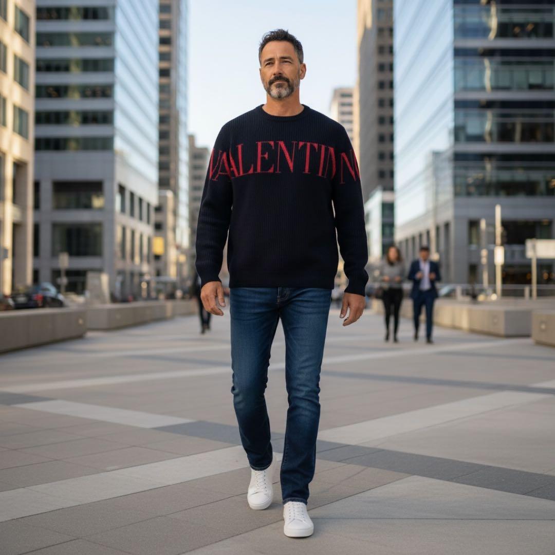 VALENTINO ヴァレンティノ カシミア100% 長袖 ニット セーター