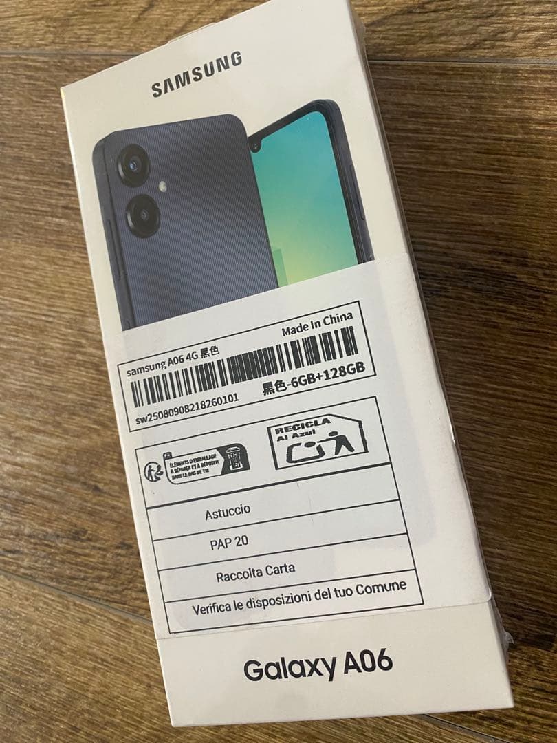 128GB Samsung Galaxy A06 ブラック