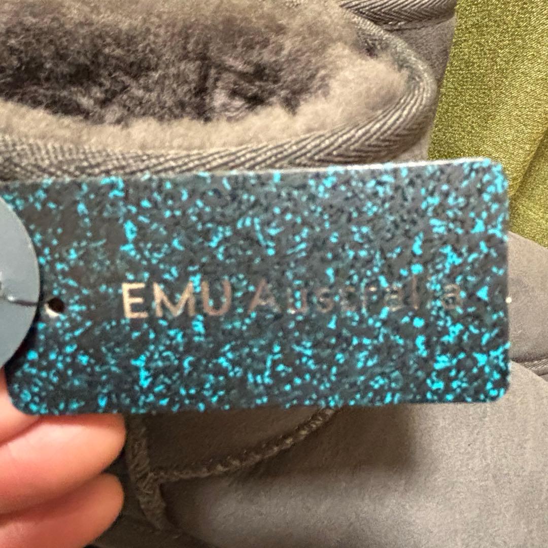 emu ムートンブーツ ⭐︎新品未使用⭐︎サイズ25 グレー タグ付き 防水