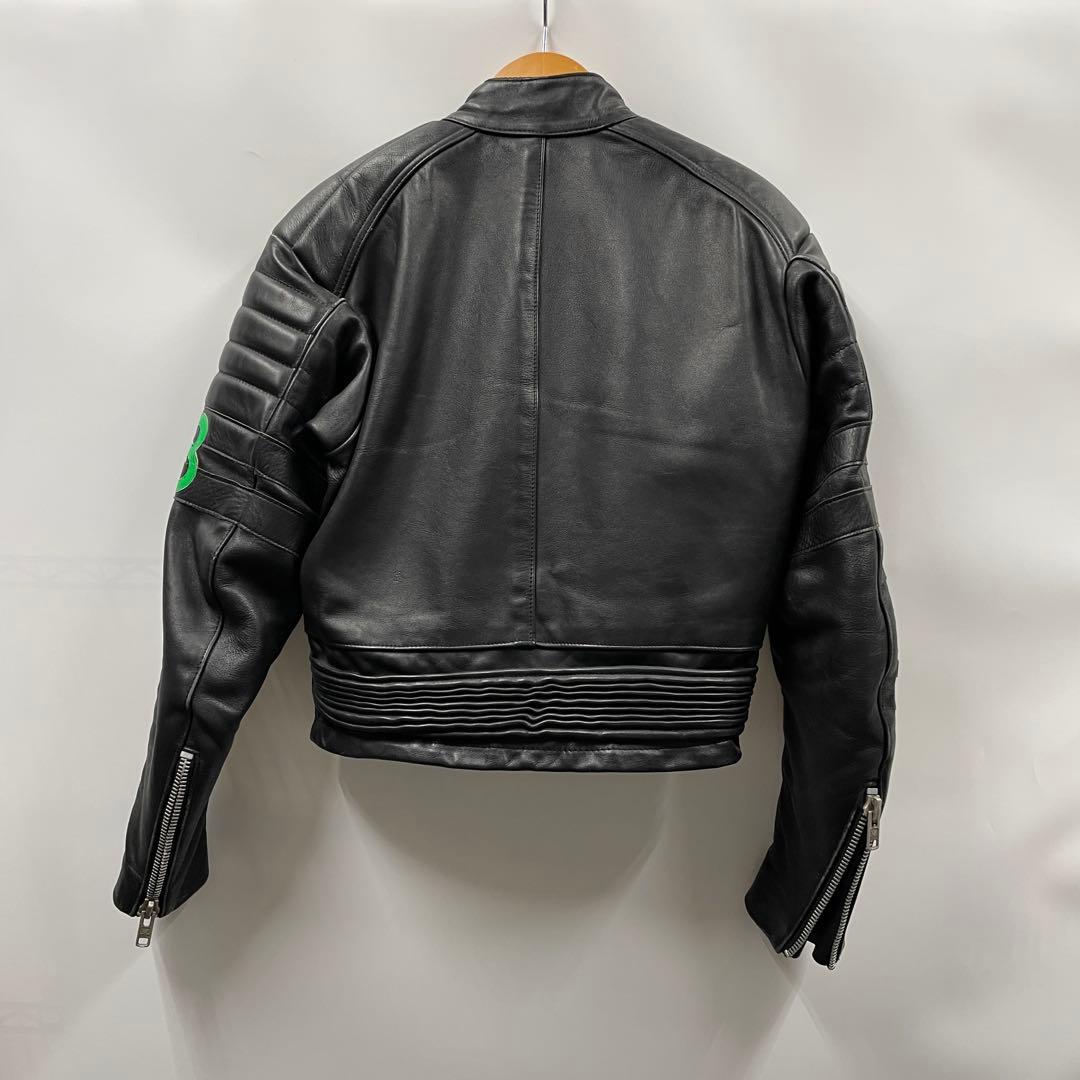 【U62】 訳あり VANSON バンソン レザージャケット 36 ワッペン