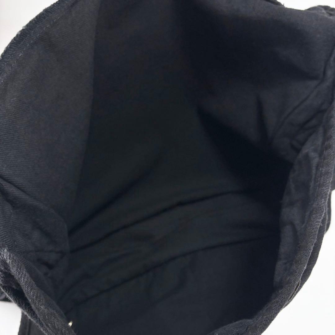 未使用に近い⭐️ハンティングワールド メッセンジャーバッグ ブランドロゴ デニム