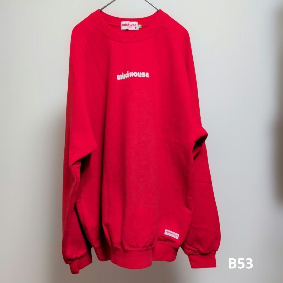 ミキハウス ビックロゴトレーナー　L　希少