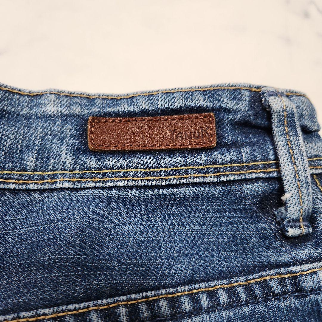 YANUK ヤヌーク　LILITH ワイドストレート デニムパンツ 26